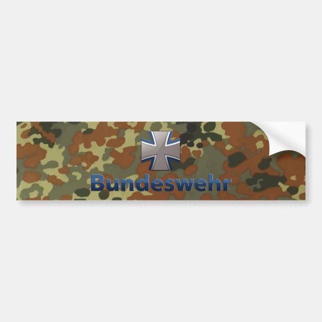 Bundeswehr Emblem Bumper Sticker (Front)