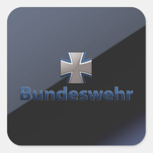 Bundeswehr Emblem Square Sticker