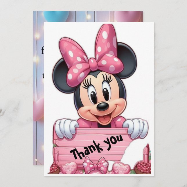 "Bundle of Gratitude: Baby Thank You Cards (Front/Back)