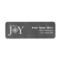 Bundle Of Joy Chalk Snowflake Winter Baby Shower