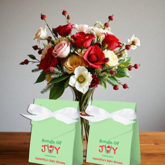 Bundle of Joy Christmas Baby Shower Favour Box (Creator Uploaded)