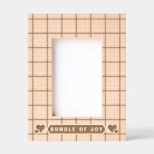 "Bundle of Joy" Custom New Baby Etched Frames