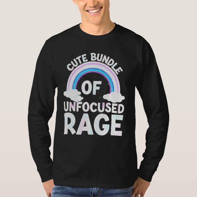 Bundle Of Unfocused Rage Pastel Goth Rainbow 1 T-Shirt (Front)