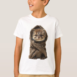 Bundled Wrap Ferret Kids T-Shirt