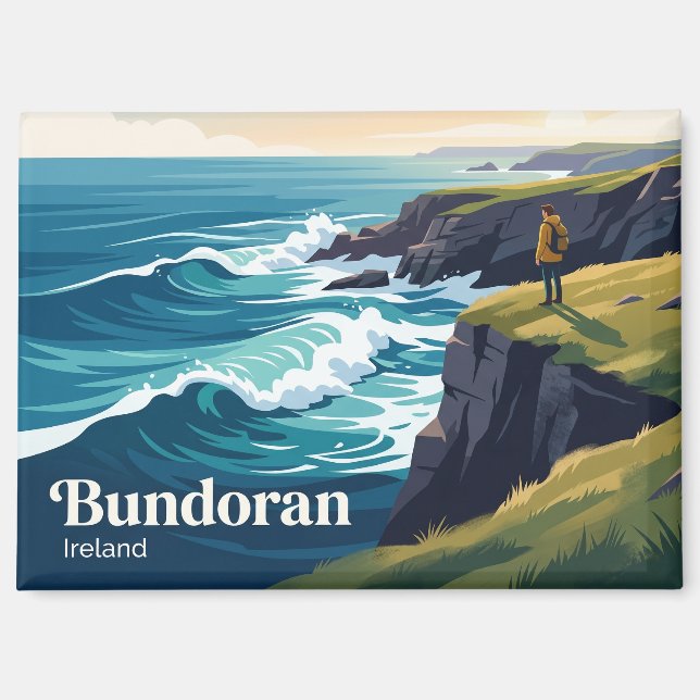 Bundoran Ireland Magnet (Front)