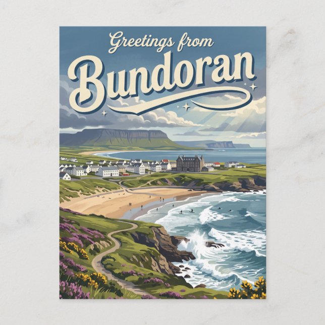 Bundoran Ireland Postcard (Front)