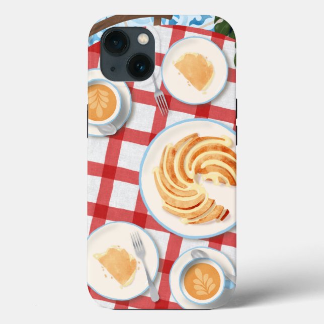 Bundt Cake and Coffee for Two Case-Mate iPhone Case (Back)