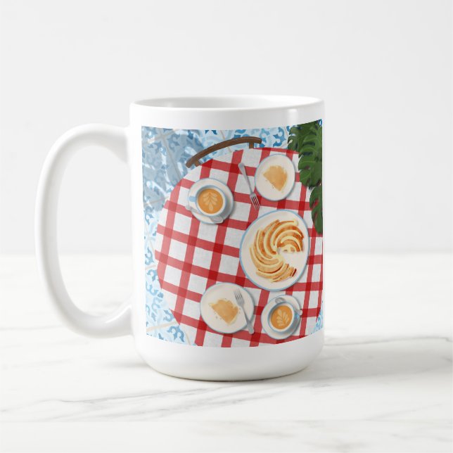 Bundt Cake and Coffee for Two Coffee Mug (Left)