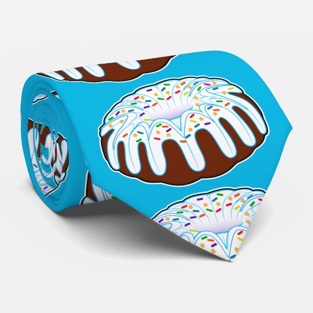 Bundt Cake with Sprinkles Tie (Rolled)