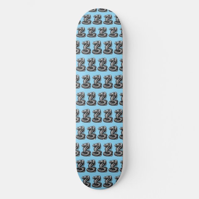 Bune Demon Three Faces, One Power Skateboard (Front)