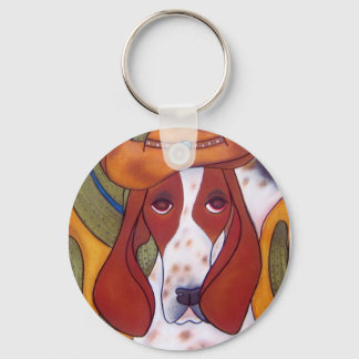 Bungalowart.com Desert Hound Keychain