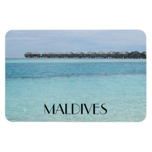 bungalows maldives magnet