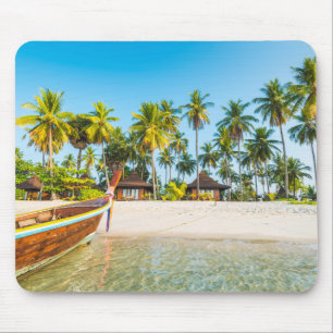 Bungalows on the Beach Ko Mook, Thailand Mouse Pad