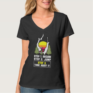 Bungee Jumping Free Fall Harness Jumping Rubber Co T-Shirt