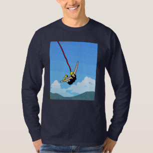 Bungee Jumping Jump To Freedom T-Shirt
