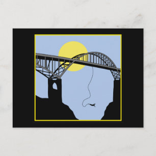 Bungee Jumping Postcard