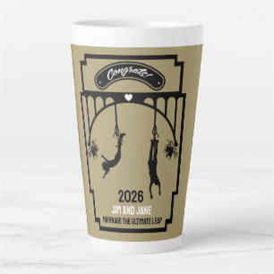 Bungee Jumping Wedding Gift Latte Mug