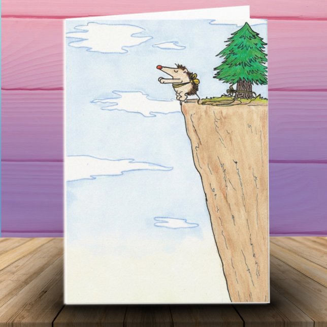 BUNGEE KISS greeting card by Nicole Janes (Creator Uploaded)