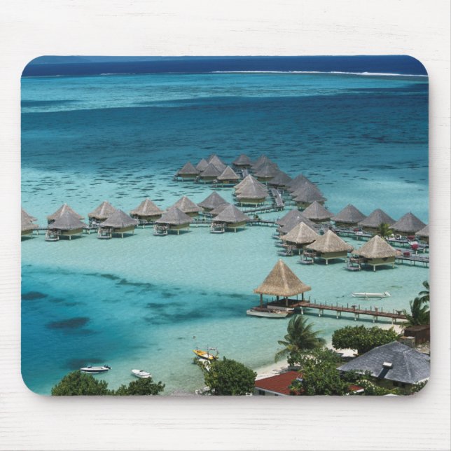 Bunglows of Beachcomber Hotel Mouse Pad (Front)