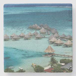 Bunglows of Beachcomber Hotel Stone Coaster