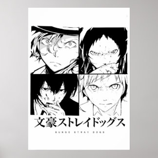 Bungo stray dogs manga poster