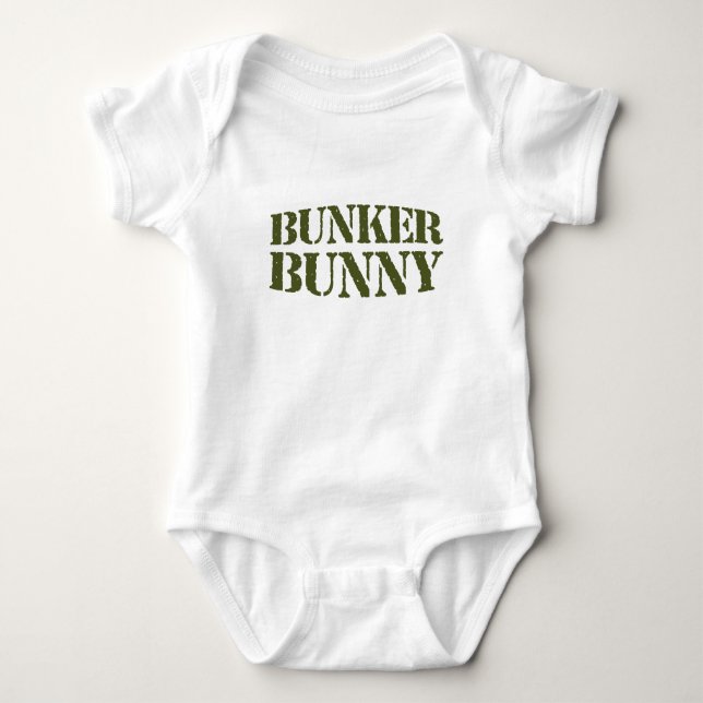 BUNKER BUNNY BABY BODYSUIT (Front)