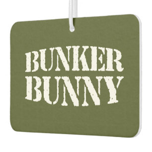 BUNKER BUNNY CAR AIR FRESHENER