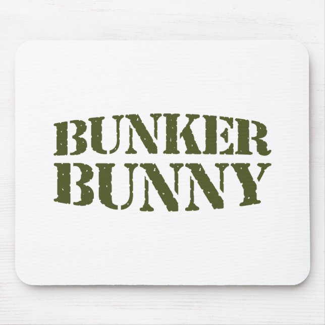 BUNKER BUNNY MOUSE PAD (Front)