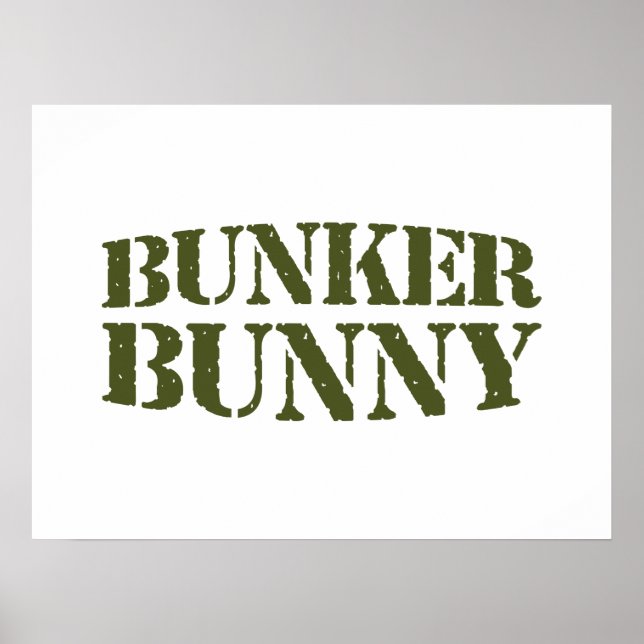 BUNKER BUNNY POSTER (Front)