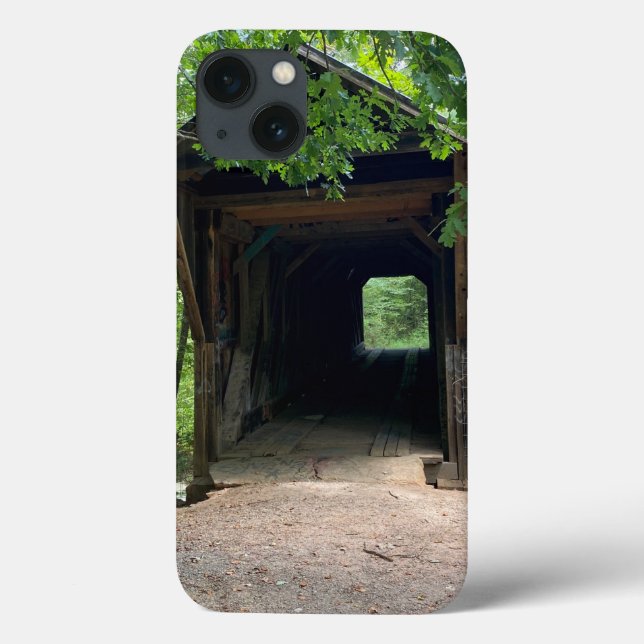 Bunker Hill Covered Bridge iPhone Cases (Back)