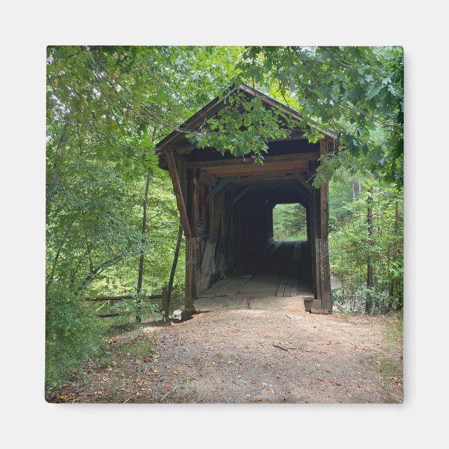 Bunker Hill Covered Bridge Magnet (Front)