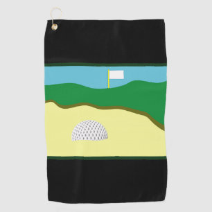 BUNKER TRAP  GOLF TOWEL