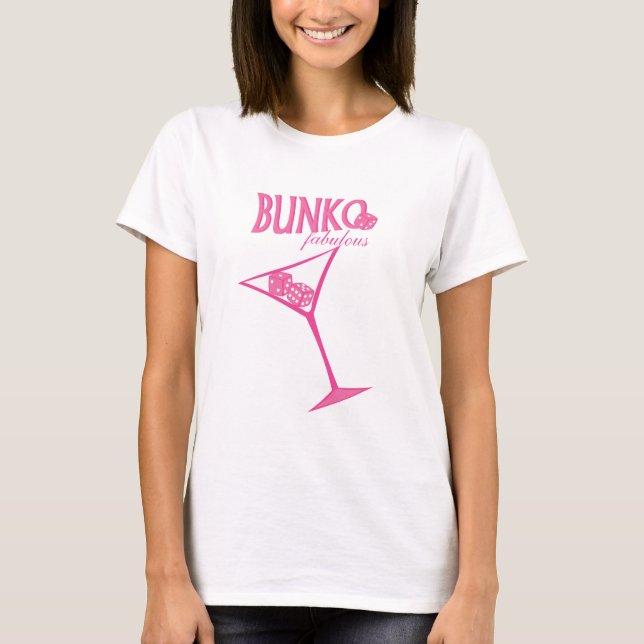 Bunko Fabulous Martini T-Shirt (Front)