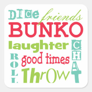 Bunko Subway Art By Artinspired Square Sticker