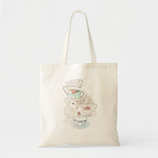Bunnies and Tea tote Bag