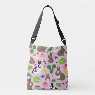 Bunnies And Their Treats Crossbody Bag