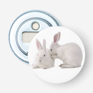 Bunnies Button Bottle Opener