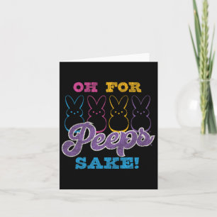 Bunnies Easter Oh For Bunnies Sake! Line Up Bunnie Card
