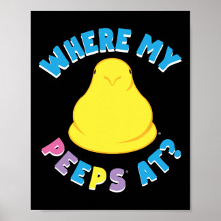 Bunnies Easter Where My Bunnies At Clic Chick  Poster