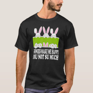 Bunnies Make Me Happy T-Shirt