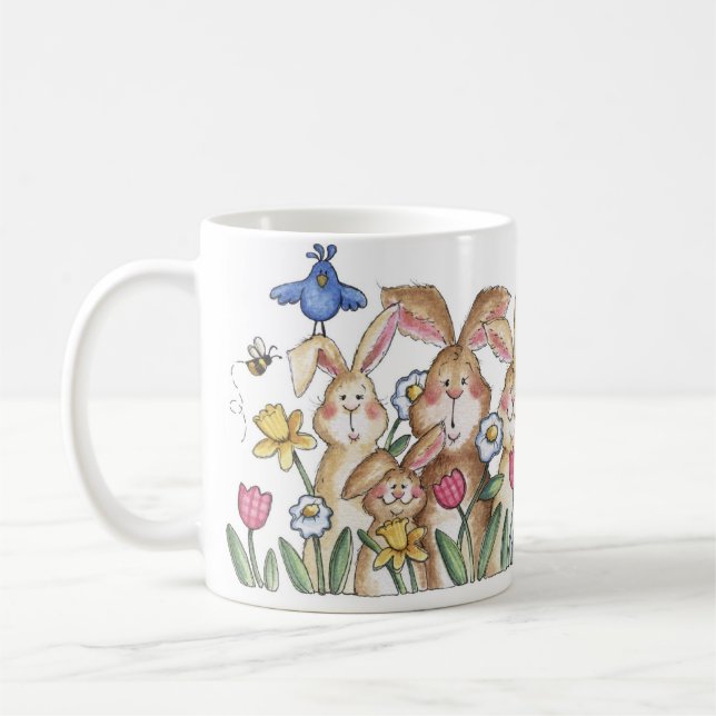 Bunnies - Mug (Left)