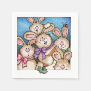 Bunnies - Paper Napkins
