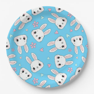 Bunnies Paper Plate
