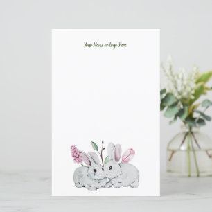 Bunnies Personalised Stationery