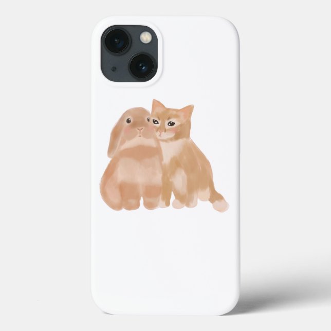 bunny and cat! case (Back)