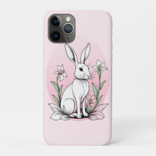 Bunny and Lilies Case-Mate iPhone Case