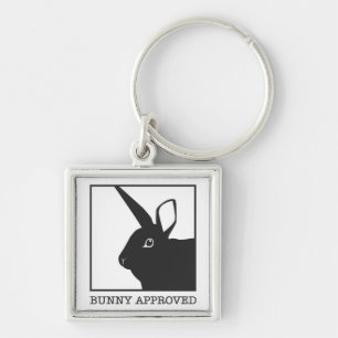 BUNNY APPROVED KEY RING