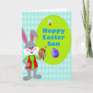 Bunny Artist Happy Season Card