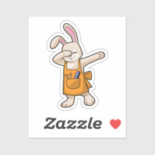 Bunny as Hairdresser with Comb & Scissors