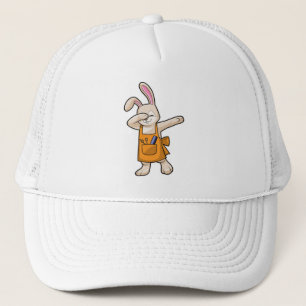 Bunny as Hairdresser with Comb & Scissors Trucker Hat